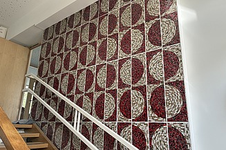 Foto einer Treppe von Innen